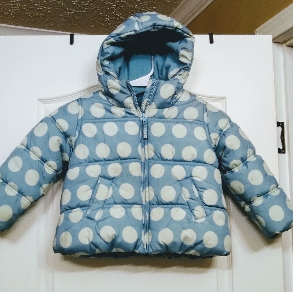 Made With Love Next Puffy Polkadot Jacket